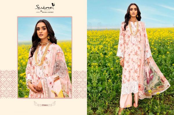 Serine Adan Libas Sarsoon Chiffon Dupatta Pakistani Suit Collection